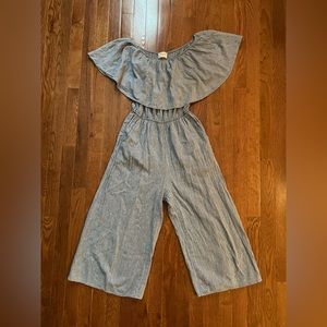 Everly off the shoulder jumpsuit